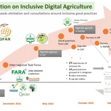 Timeline of Collective Action on Inclusive Digital Agriculture